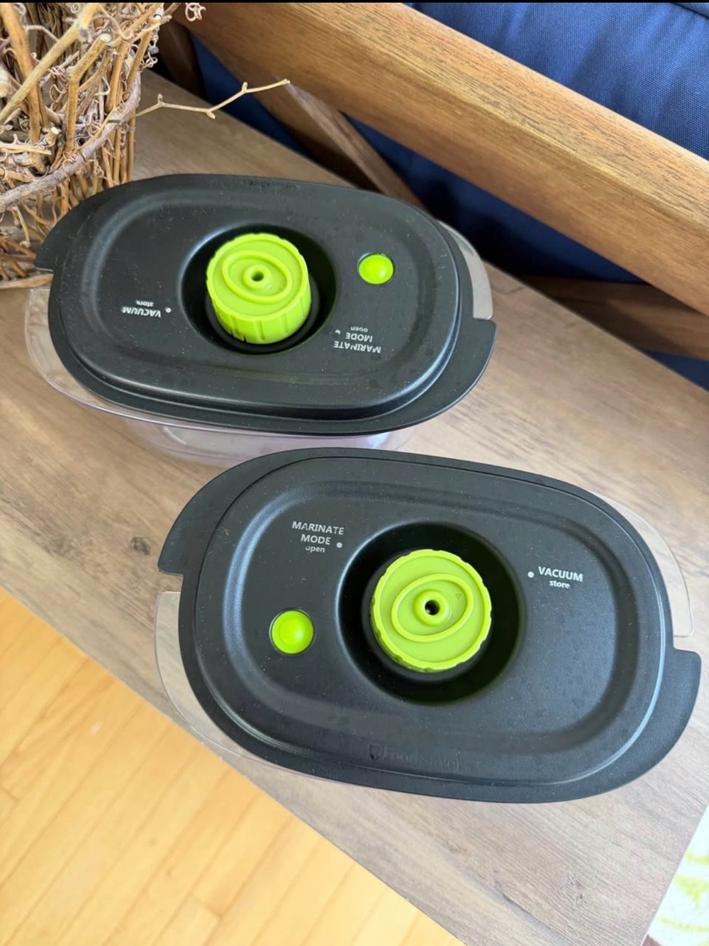 Food saver Vacuum Food Storage Containers - 2 Pack
